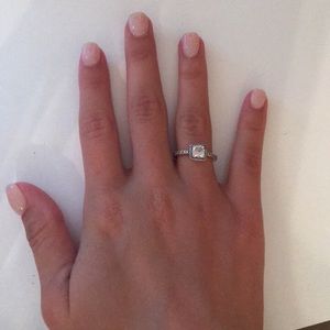 Silver Timeless Elegance ring from Pandora Size 5